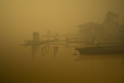 加里曼丹中部的雾霾